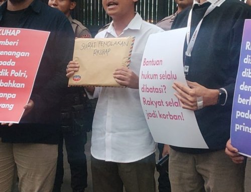 LOKATARU FOUNDATION KIRIM SURAT PENOLAKAN RKUHAP DARI 20 KOTA KE DPR RI